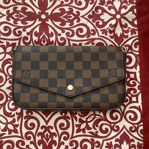 Brown L V bag